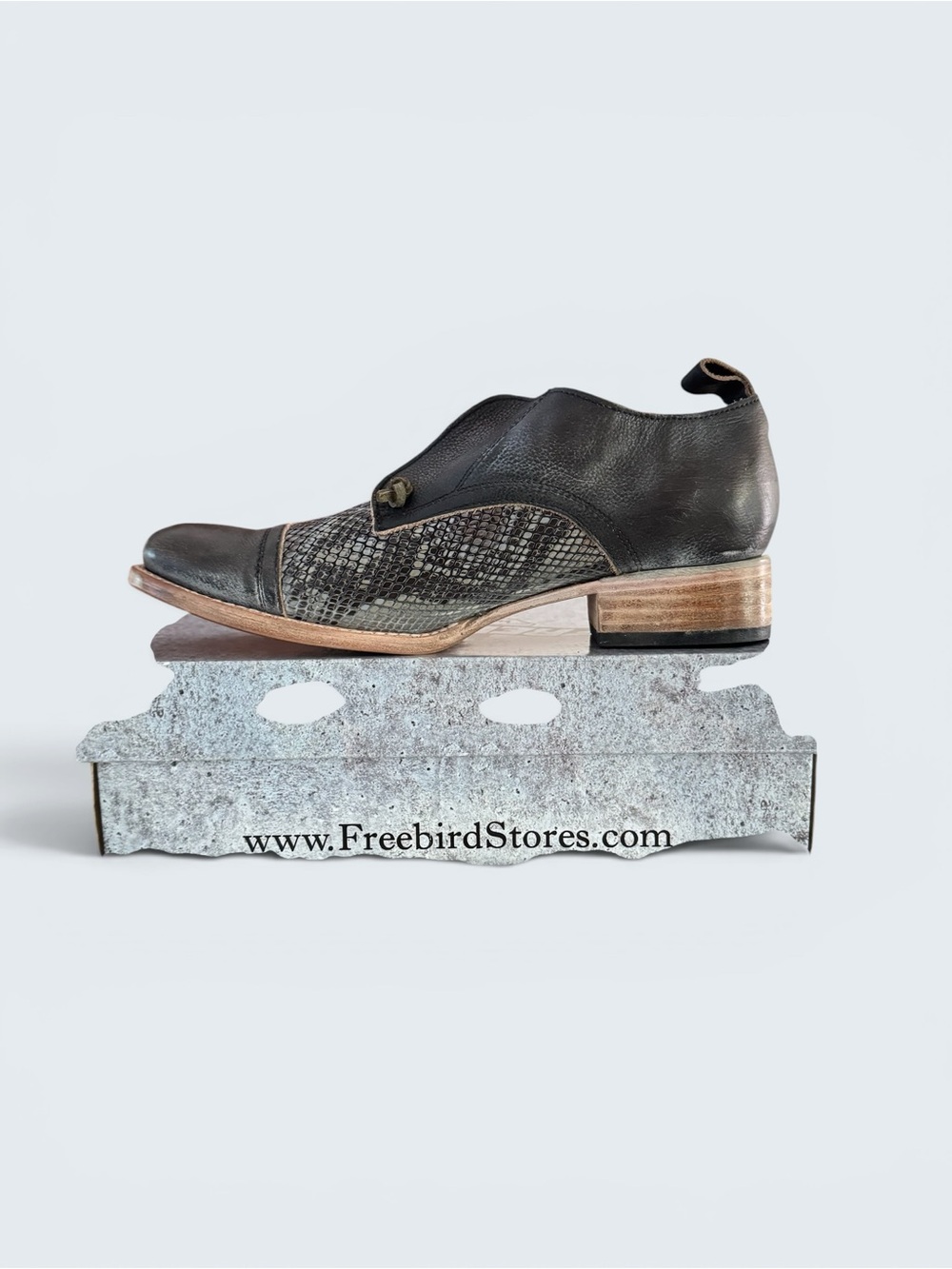 NEW IN BOX - FREEBIRD MABEL BRONZE with BRONZE/BLUE SNAKESKIN SZ 10 - Picture 5 of 8